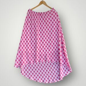 🎉5 for $45🎉 Jeasica London Maxi Skirt Plaid Women Size 16W Pink